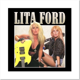 Lita ford//Retro for fans Posters and Art